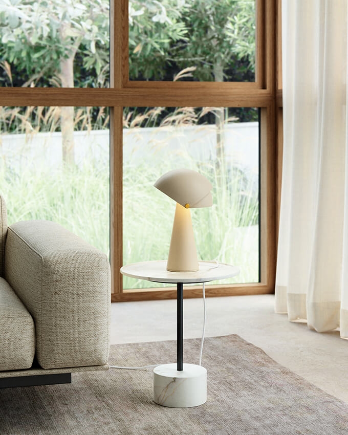 Align tafellamp, beige